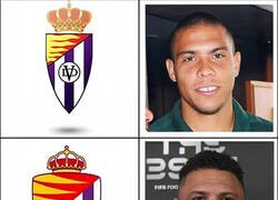 Enlace a Dicen que Ronaldo cambió el escudo del Valladolid en honor a sí mismo