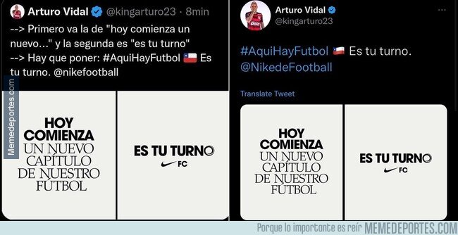 1192263 - Como olvidar cuando Arturo Vidal copió y pegó tal cual la plantilla que le envió su CM