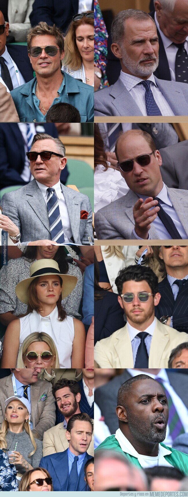 1192348 - Algunos rostros conocidos en la final de Wimbledon