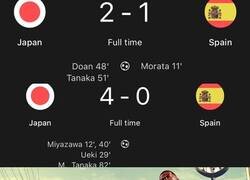 Enlace a Japón adiestrando a España en todas las categorías