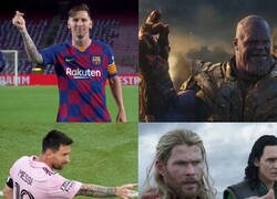 Enlace a Otra celebración Marvel para Messi