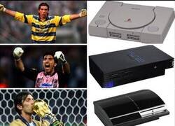Enlace a Buffon fue contemporáneo a todas las PlayStation
