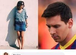 Enlace a Imagina tener la sombra con forma de Leo Messi