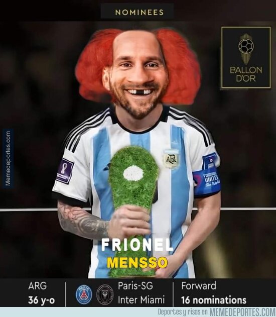 1195480 - Así se presenta a Messi como candidato al Balón de Oro