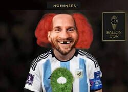 Enlace a Así se presenta a Messi como candidato al Balón de Oro