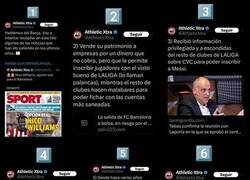 Enlace a Tremendo hilo en Twitter de Athletic Xtra sobre las tropelías del Barça