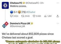Enlace a ¿Y este vacile de Domino's Pizza al Chelsea?