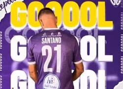 Enlace a Así anuncia el Guadalajara los goles de Fran Santano. Que inmensos son.