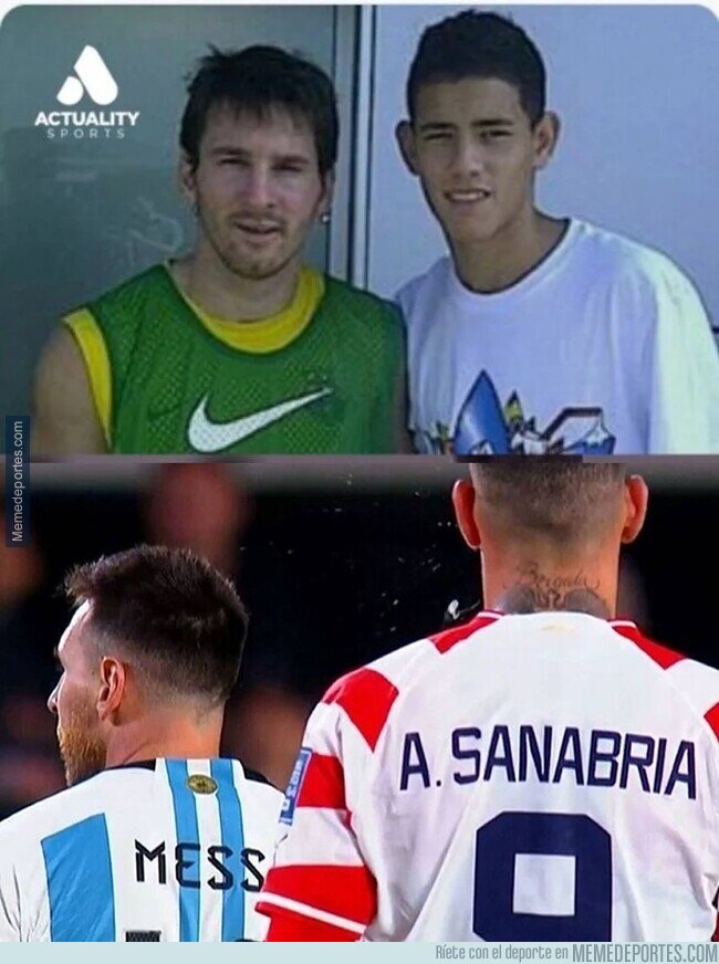 1197676 - El jugador que escupió a Messi llegó a pedirle una foto hace 10 años. Los cuervos y eso...