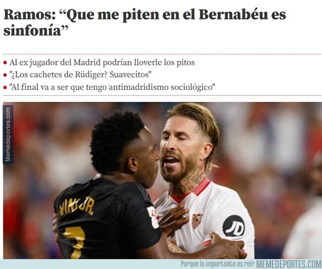 1198113 - ¿Pitará el Bernabéu a Ramos en su visita con el Sevilla?