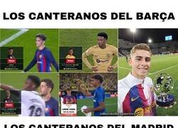 Enlace a Canteranos del Barça y el Madrid, por @MundoDespectivo
