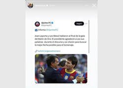 Enlace a Messi domando a Gerard Romero