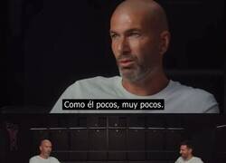 Enlace a Un halago de Zidane