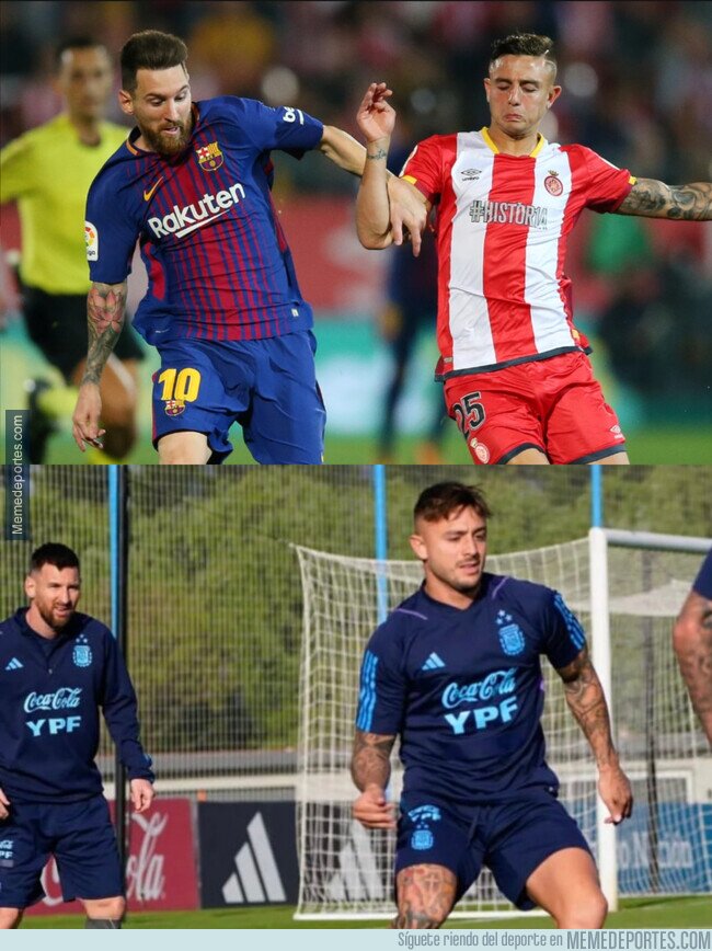 1198899 - Maffeo se reencuentra con Messi tras aquel marcaje individual en 2017