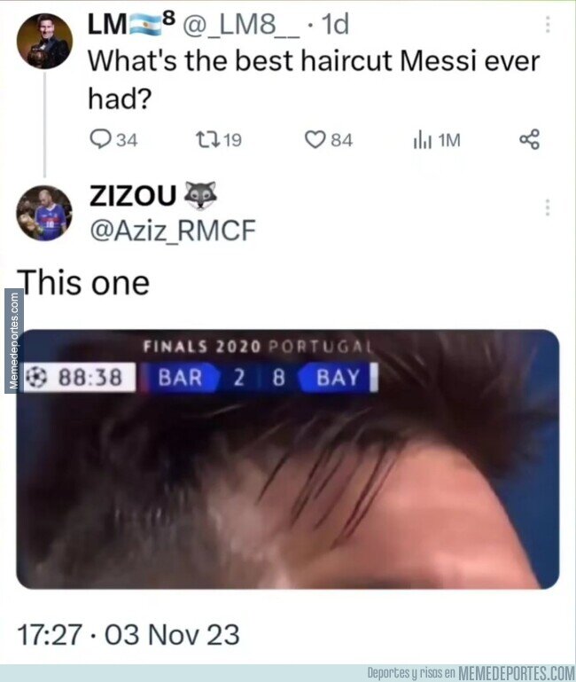 1199013 - ¿Cuál es el mejor peinado de Messi?