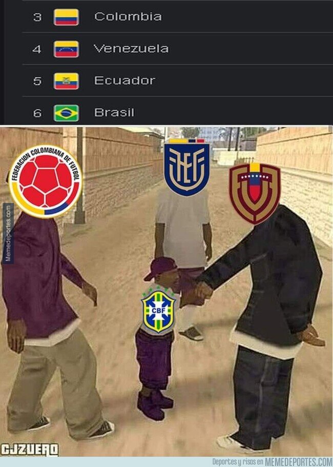 1199092 - La gran Colombia supera a Brasil