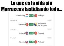 Enlace a Necesito ver a Portugal contra una selección que supere el Top 50.