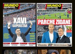 Enlace a Xavi Superstar y Parche Zidane,