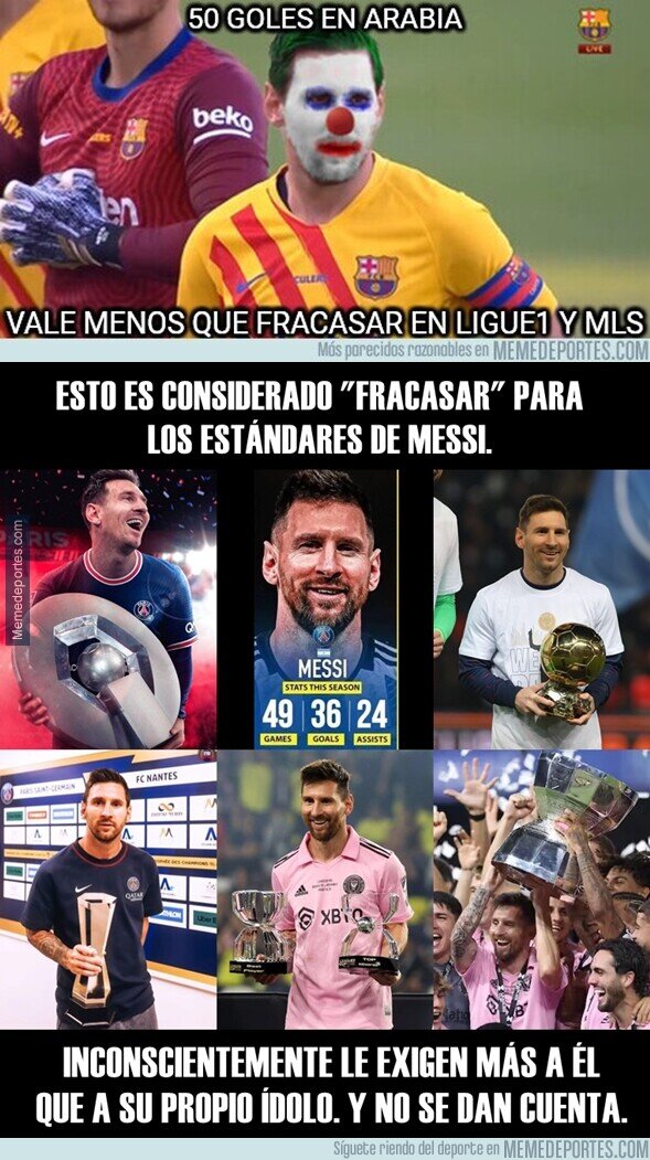 1199996 - El fracaso de Messi es el prime de cualquier otro jugador. Anotado