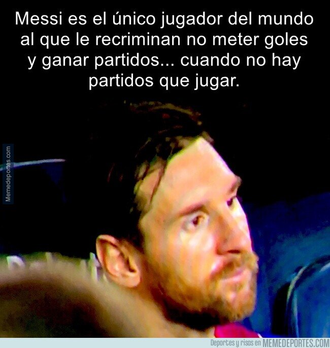 1201256 - ¿Si saben que Messi estuvo parado 4 meses, no?