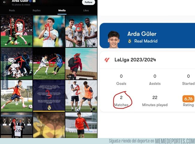 1201691 - Arda Guler tiene más posts en Instagram con el Madrid que partidos jugados con el Madrid