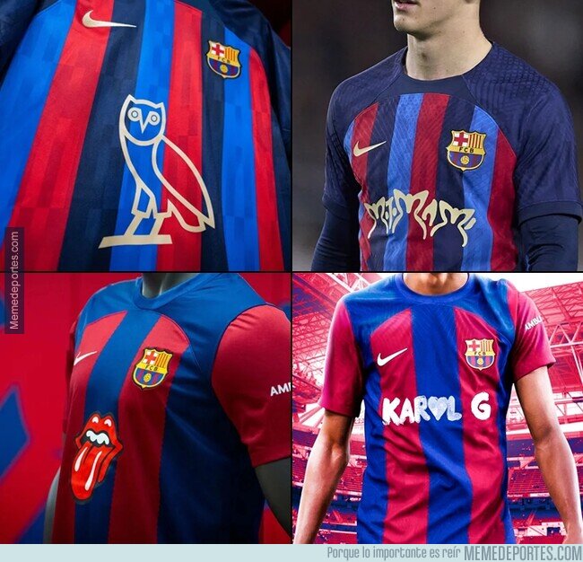 1202427 - Las camiseta del Barça en los clásicos desde que los patrocina Spotify