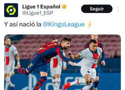 Enlace a La Kings League padreando a la Ligue 1