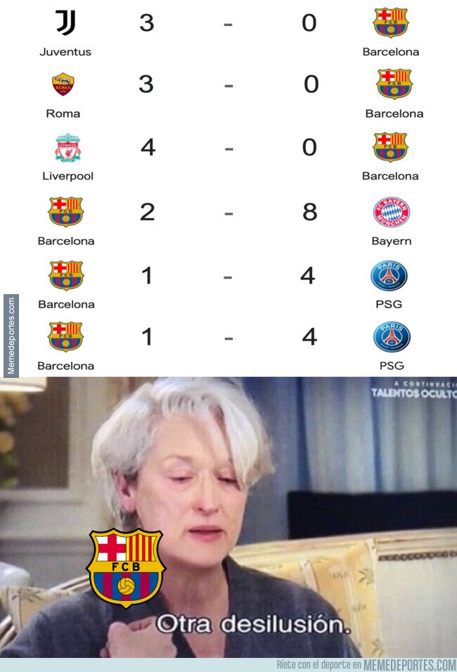 1203515 - Los grandes fracasos del Barça en Europa