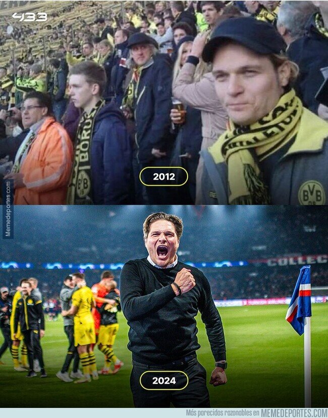 1204557 - Terzic disfrutó como fan al Dortmund de Klopp y hoy ha metido al club en una nueva final