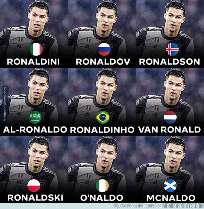 1204998 - Ronaldo en diferentes países