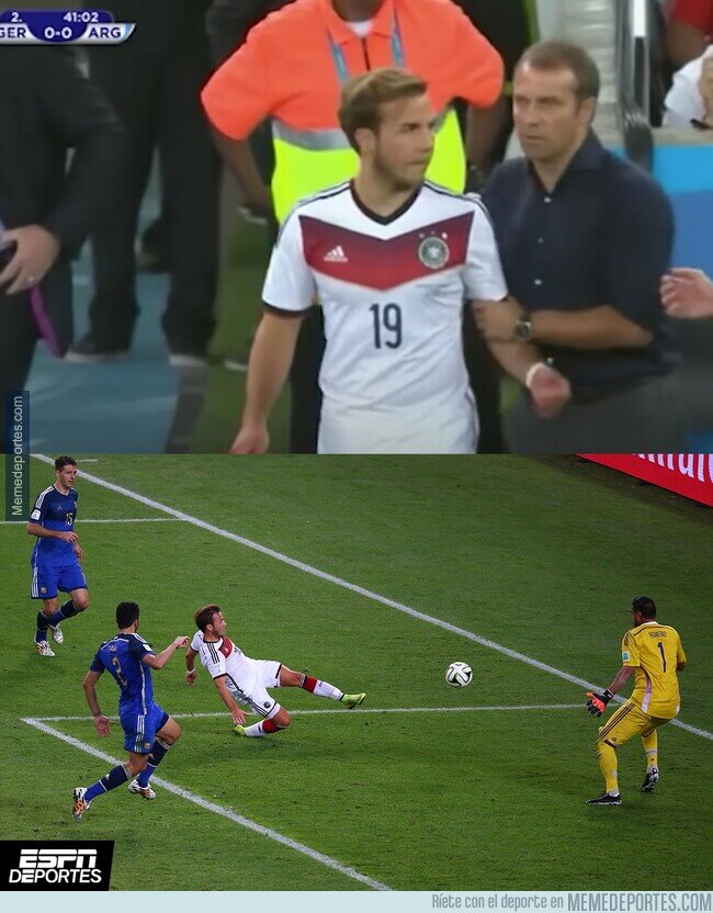 1205542 - ¿Sabías que fue Flick quien le dio las instrucciones a Gotze en la final de 2014?