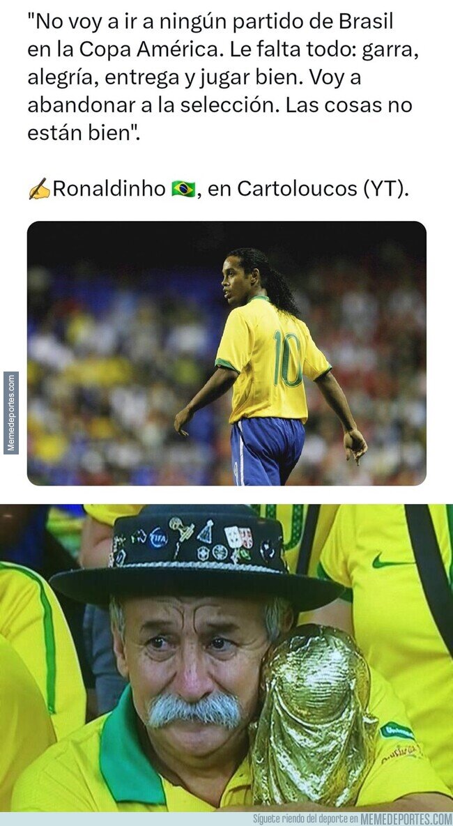 1206182 - No me esperaba esto de Ronaldinho