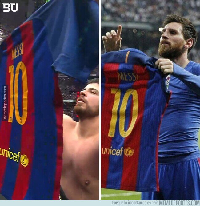 1207412 - La Cobra ha replicado la celebración de Messi en el Bernabéu