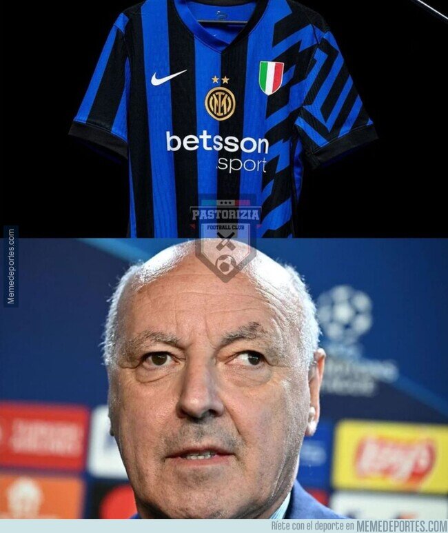 1207979 - La camiseta del Inter homenajea a su presidente