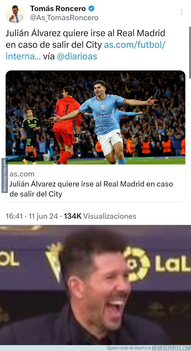 1208581 - El momento exacto que Julián fichó por el Atlético