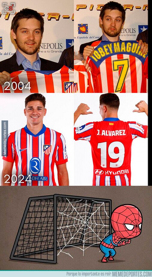 1208728 - 20 años después el Atleti vuelve a tener un hombre araña