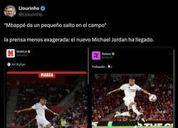 Enlace a La prensa exagerando sobre Mbappé