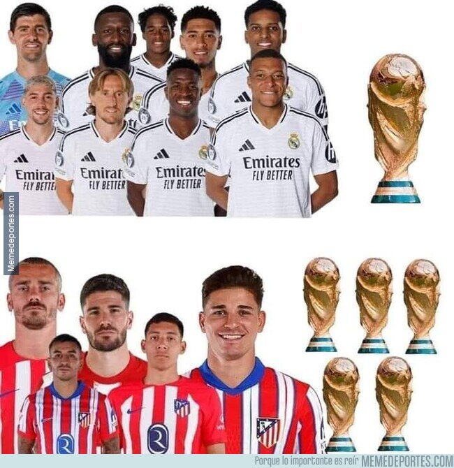 1209429 - ¿Sabías que hay más campeones del mundo en el Atleti que en el Madrid?