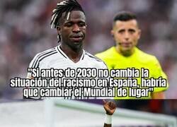 Enlace a Vinicius, contra el Mundial en España