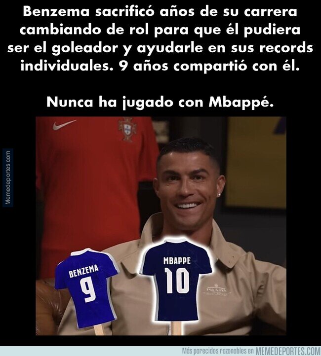 1209890 - Cristiano elige a Mbappé antes que a Benzema