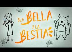 Enlace a La Bella y la Bestia explicada en forma de dibujos