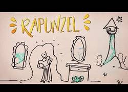 Enlace a [SPOILERS] Esta versión versión musical de Rapunzel explicada con caricaturas te destroza el cuento