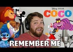 Enlace a Personajes de Disney y Pixar cantan 'Rembember Me' de la emocionante Coco