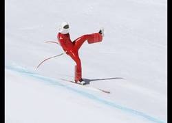 Enlace a La brutal caída de un competidor en plena competición de esquís