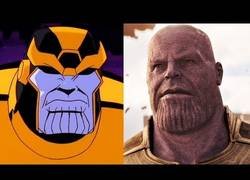 Enlace a La evolución de Thanos en dibujos animados, cine y TV