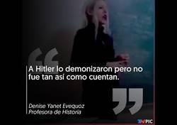 Enlace a Polémica total por como cuenta la historia de Hitler y los judíos esta profesora de Mar del Plata
