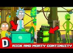 Enlace a Diez momentos para observar con atención de Rick y Morty