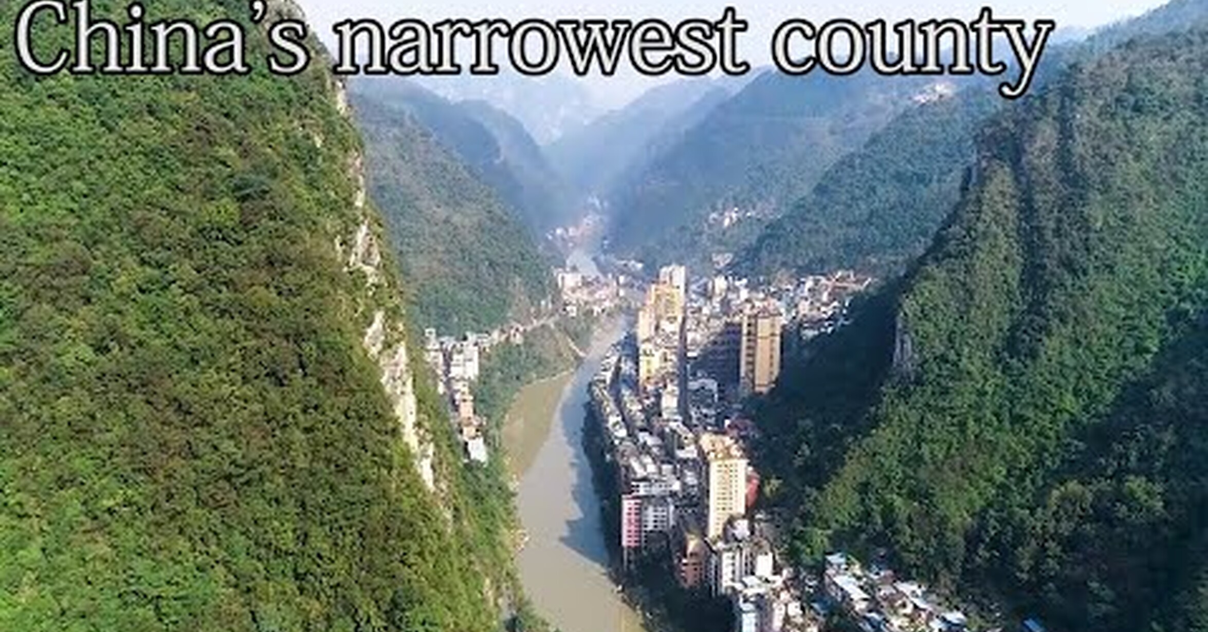 La Ciudad Más Pequeña Del Mundo No tengo tele! / Yanjin, la ciudad más estrecha del mundo