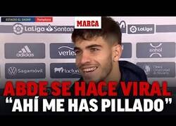Enlace a La viral rueda de prensa de Abde, joven jugador del Barcelona