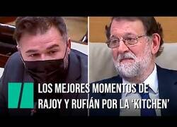 Enlace a El tenso enfrentamiento entre Rufián Y Rajoy en la comisión de la 'Kitchen'
